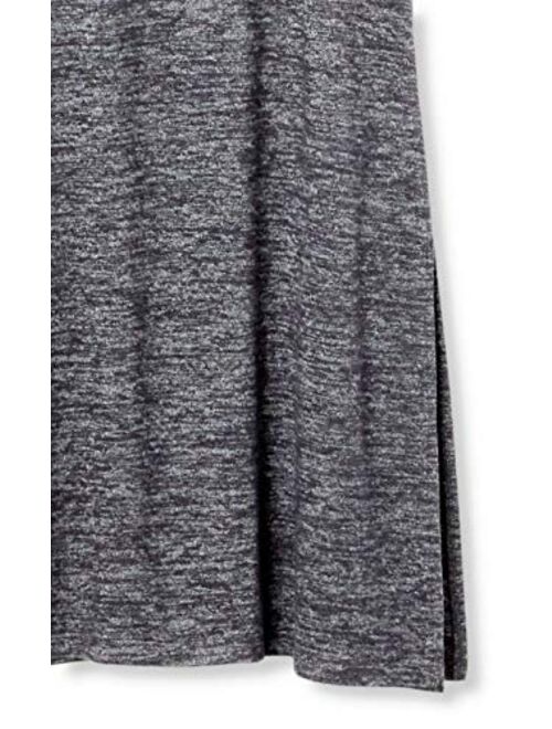 Daily Ritual Women's Cozy Knit Standard-Fit Sleeveless Bateau Neck Midi Dress