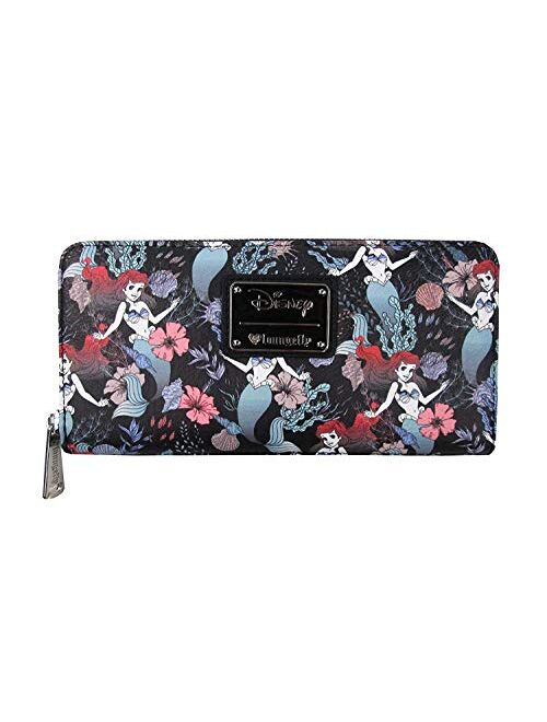 Loungefly x Ariel Floral Print Wallet
