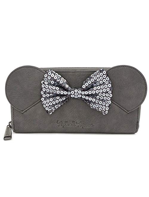 Loungefly Disney Minnie Mouse with Sequin Bow Zip Wallet