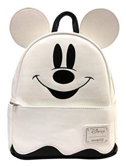 Disney Ghost Mickey Mouse BOO! Halloween Womens Mini Backpack Purse