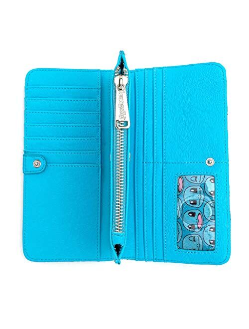Loungefly x Pokemon Squirtle Faces Faux-Leather Flap Wallet