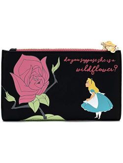 x Disney Alice in Wonderland Flowers AOP Wallet