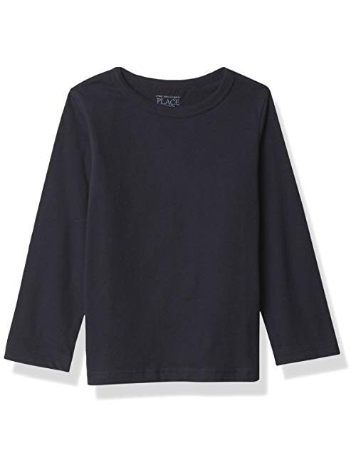 The Children's Place Boys' Baby and Toddler Uniform Basic Layering Tee