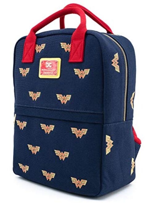Loungefly X DC Comics Wonder Woman Icon Canvas Mini Backpack
