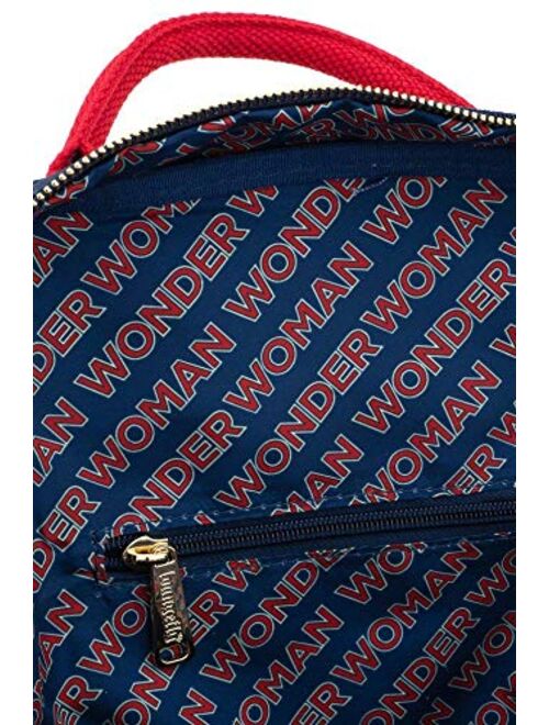 Loungefly X DC Comics Wonder Woman Icon Canvas Mini Backpack