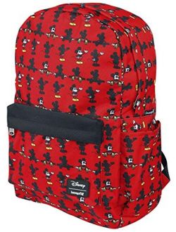 Mickey Mouse Parts AOP Nylon Backpack
