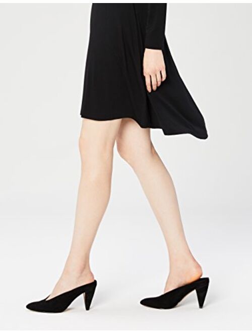 Amazon Brand - Daily Ritual Women's Jersey Long-Sleeve Bateau-Neck Dress