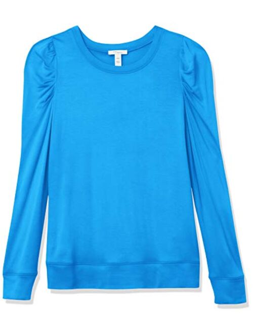 Amazon Brand - Daily Ritual Women's Supersoft Terry Pleated-Sleeve Sweatshirt