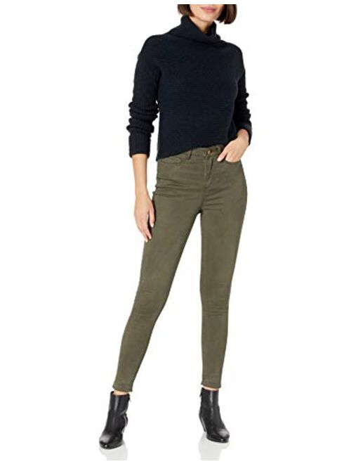 Amazon Brand - Daily Ritual Women's Cozy Boucle Horizontal Knit Long-Sleeve Mock Neck Sweater