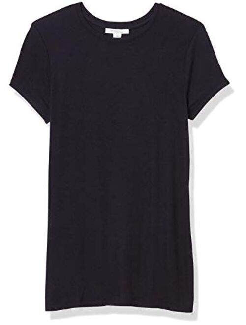 Amazon Brand - Daily Ritual Women's Ribbed Short-Sleeve Crew Neck Shirt