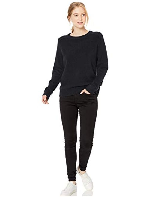 Amazon Brand - Daily Ritual Women's Cozy Boucle Crewneck Pullover Sweater