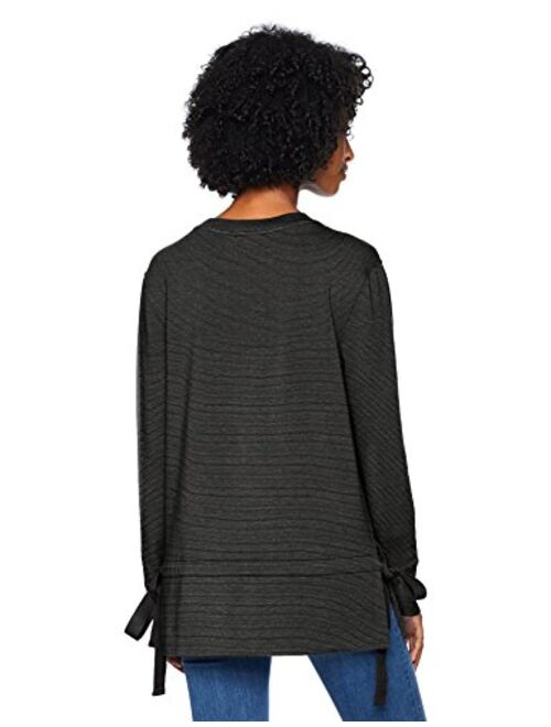 Amazon Brand - Daily Ritual Women’s Terry Cotton and Modal Side-Tie Sweatshirt
