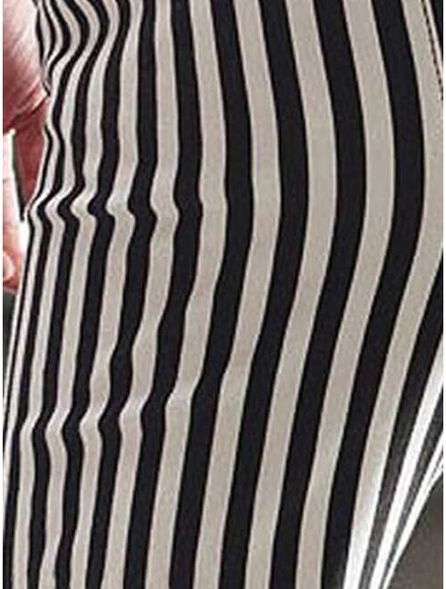 Shein Men Striped Slant Pocket Shorts
