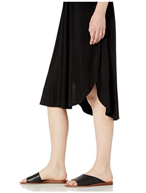 Daily Ritual Women's Jersey Standard-Fit Sleeveless Gathered Dress
