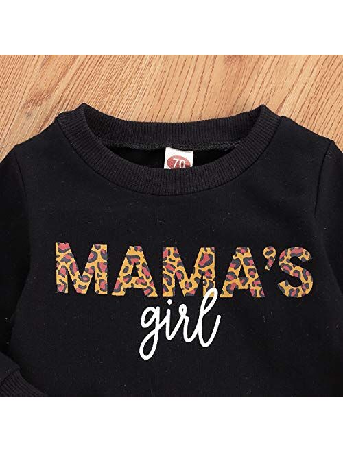 Multitrust Baby Girls Boys Funny Letter Long Sleeve Sweatshirts Casual Mamas Mini Girls Pullover Fall Winter Clothes
