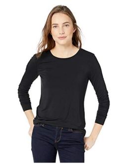 Women's Standard Jersey Long-Sleeve Crew Neck Shirt