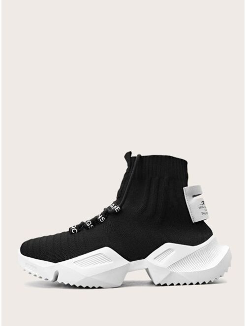 Shein Men Lace-up Decor Sneakers