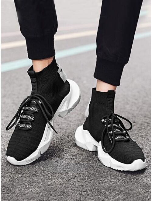 Shein Men Lace-up Decor Sneakers