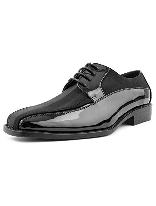 Amali et.al Avant, Mens Shoes - Dress Shoes for Men - Oxford Shoes for Men - Formal Shoes for Men - Tuxedo Shoes for Men, Satin Lace Up, Mens Dress Shoes