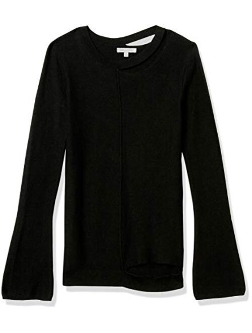 Cable Stitch Women's Long-Sleeve Cutout Sweater