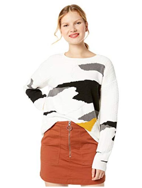 Cable Stitch Women's Vintage Intarsia Pullover Sweater