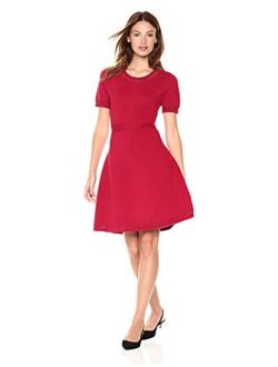 Women's Fit-and-Flare Knit Dress
