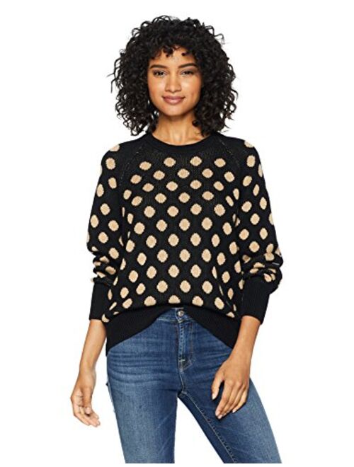 Cable Stitch Women's Polka Dot Sweater