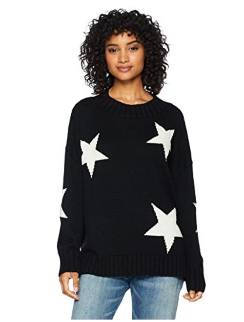 Cable Stitch Women's Intarsia Star Sweater