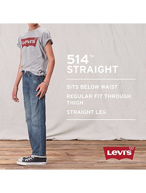 Levi's Boys' Big 514 Straight Fit Jeans