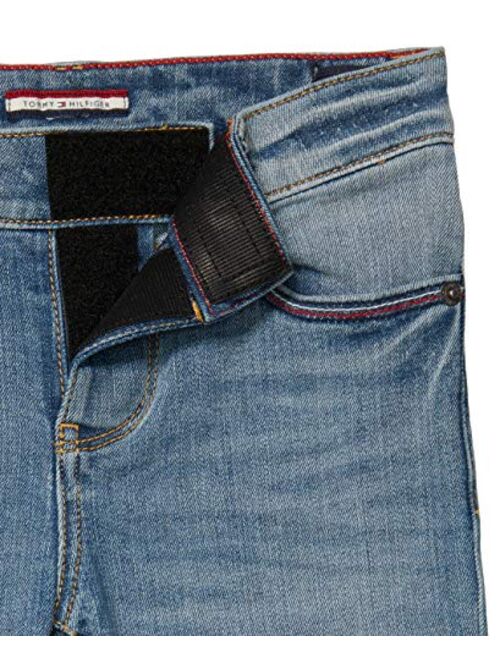 Tommy Hilfiger Boys' Adaptive Skinny Fit Jean with Velcro Brand Closure and Fly