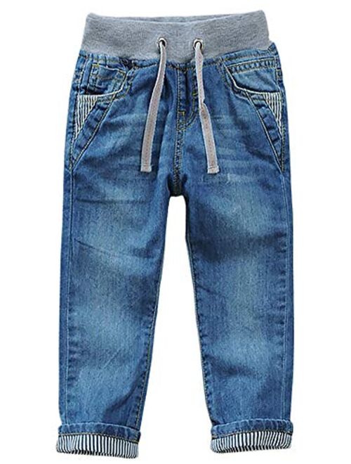 LISUEYNE Big Boys Toddler Kids Denim Jeans Pants Kids Clothing Children Trousers for Boys