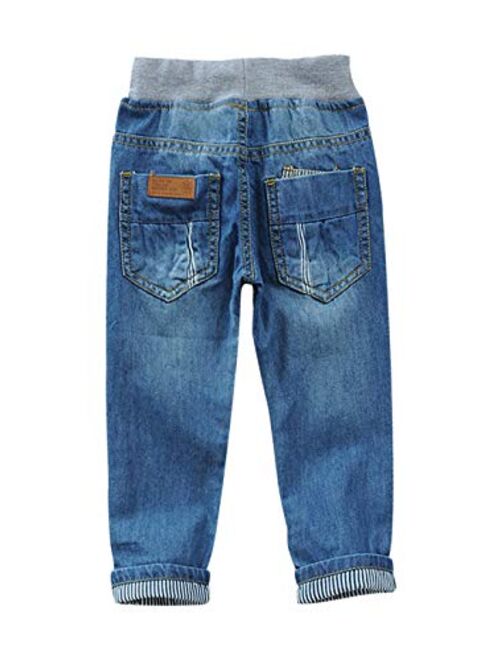 LISUEYNE Big Boys Toddler Kids Denim Jeans Pants Kids Clothing Children Trousers for Boys