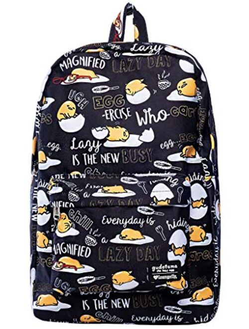 Loungefly x Gudetama Editorial Lazy Allover-Print Nylon Backpack (One Size, Multicolored)