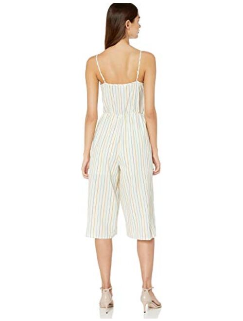 BCBGeneration Women's Multi-Stripe Culotte Jumpsuit