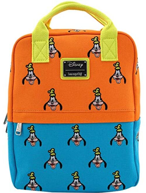 Loungefly x Disney Goofy Canvas Mini Backpack (Multicolor, One Size)