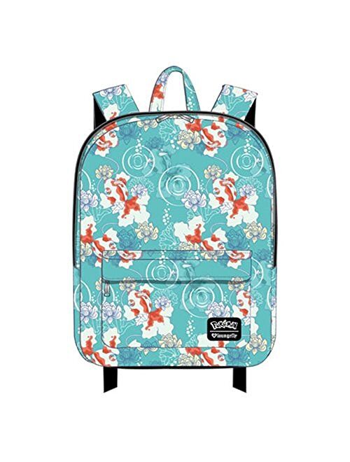 Loungefly Pokemon Goldeen Lotus Flower Print Backpack