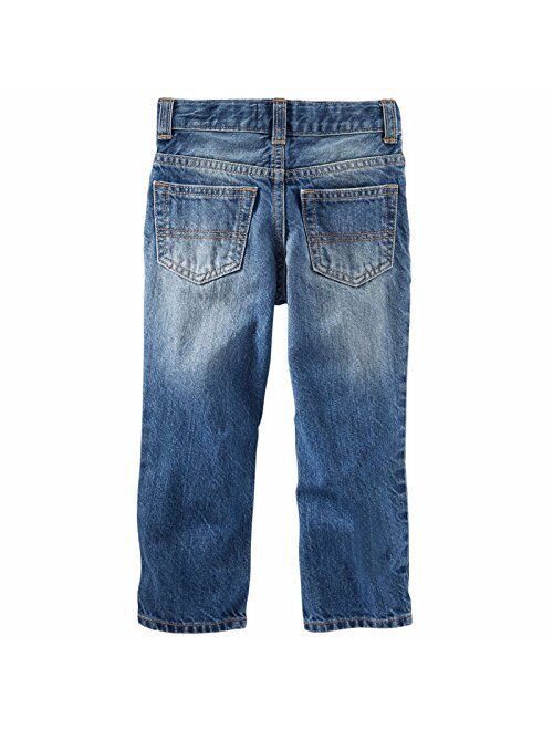 OshKosh B'Gosh Little Boys Straight Jeans - Mellow Medium Denim
