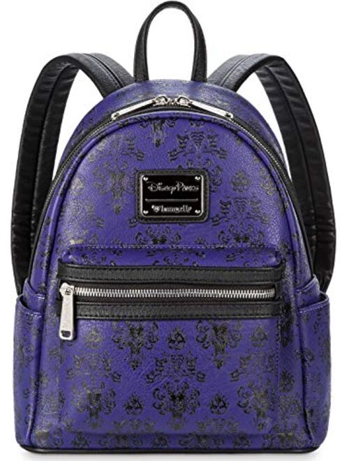 Disney Parks Haunted Mansion Wallpaper Loungefly Backpack