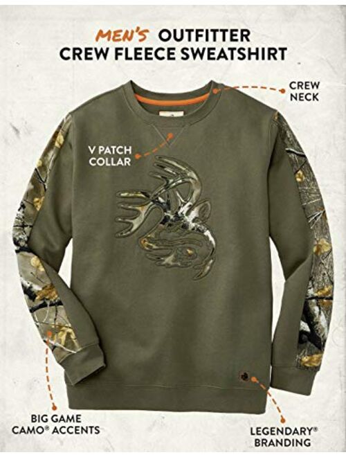 Legendary Whitetails Men's Outfitter Crew Fleece Sweatshirt