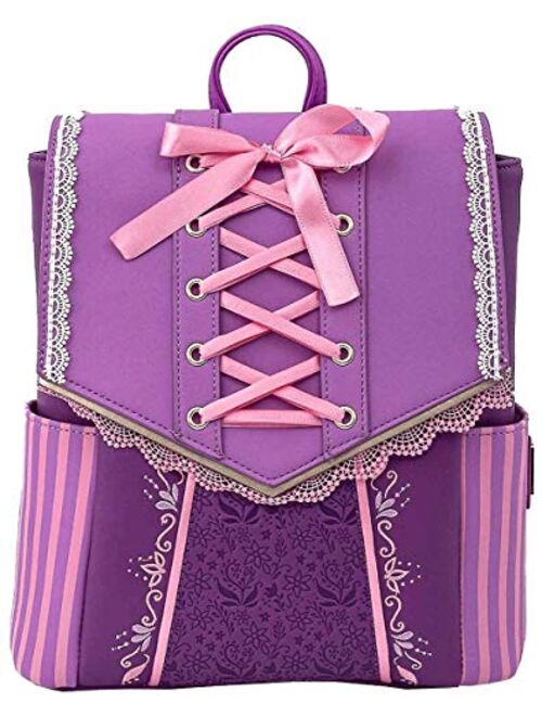 Loungefly Disney Tangled Rapunzel Cosplay Double Strap Shoulder Bag