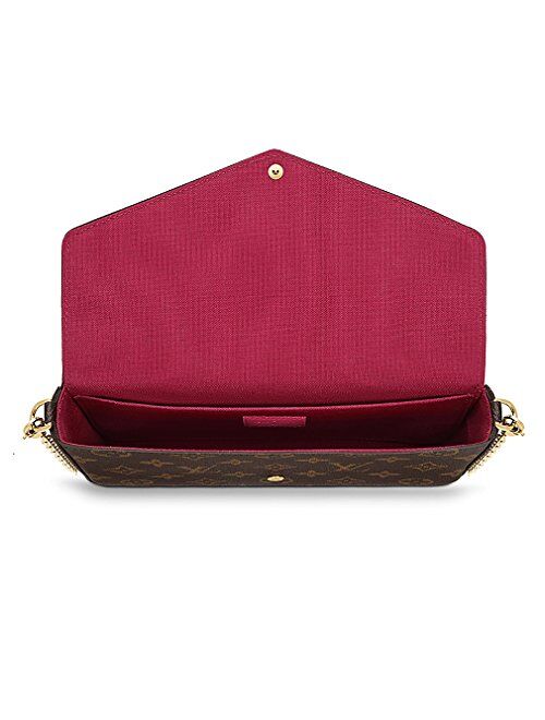 Louis Vuitton Monogram Canvas Pochette Felicie Wallets Handbag Clutch Article:M61276