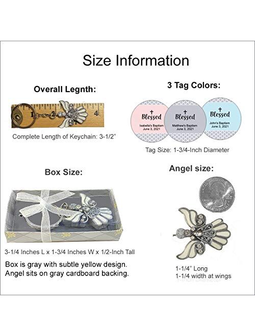 Angel Design Keychain Favors - 144 count