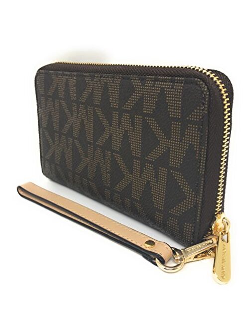 Michael Kors Large Flat Multifunction Phone Case Wristlet Wallet