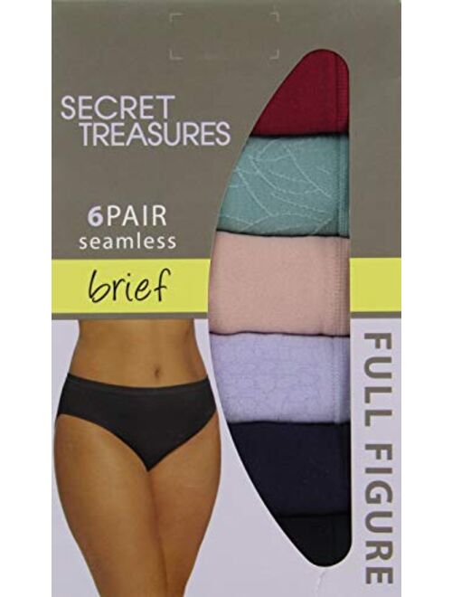 Secret Treasures Women's Plus Seamless Brief Panties