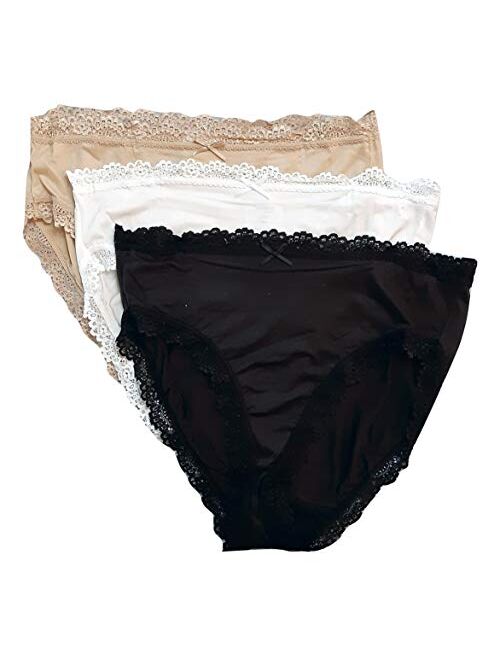 Secret Treasures Women's Super Soft 3pk Briefs Panties