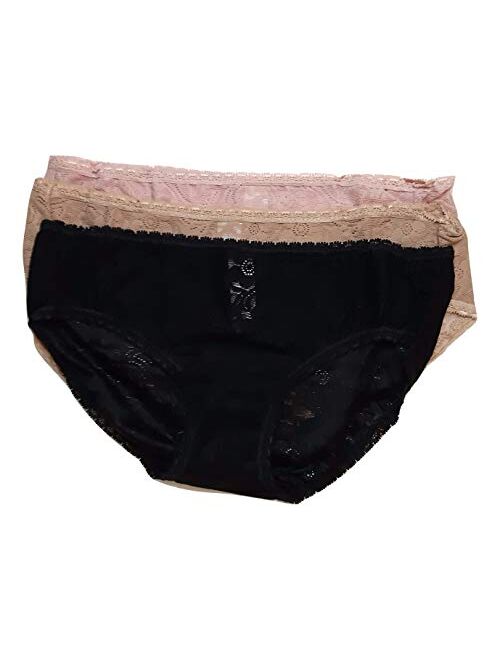 Secret Treasures Intimates Women's 3pk All Lace Hipster Panties