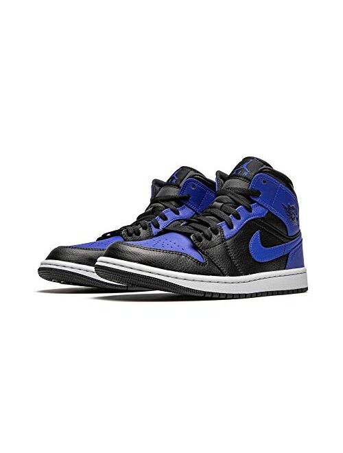 Nike Jordan 1 Mid Royal Men's Blue and Black 554724-077