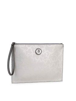 TOUS Kaos Shiny Silver-colored Clutch Bag