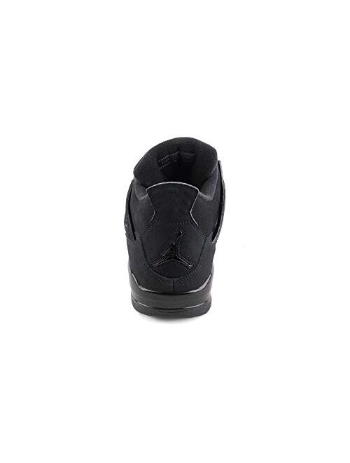 Nike Mens Air Jordan Retro 4"Black CAT Black/Black-LT Graphite Synthetic Size
