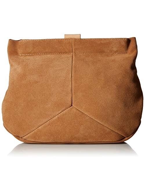 ECCO Ella Leather Brown Solid Clutch and Evening Bag